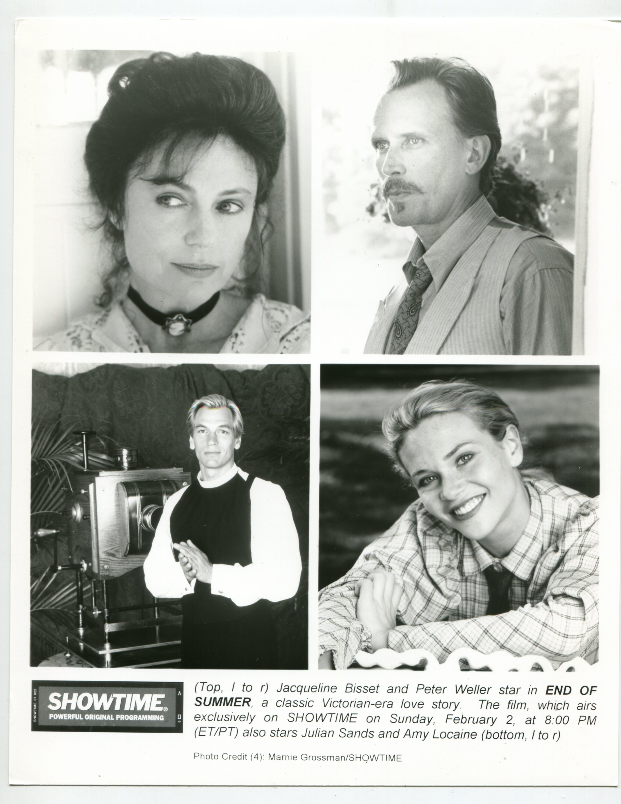 End Of SummerJulian SandsJacqueline BissetB&WStillDramaVG