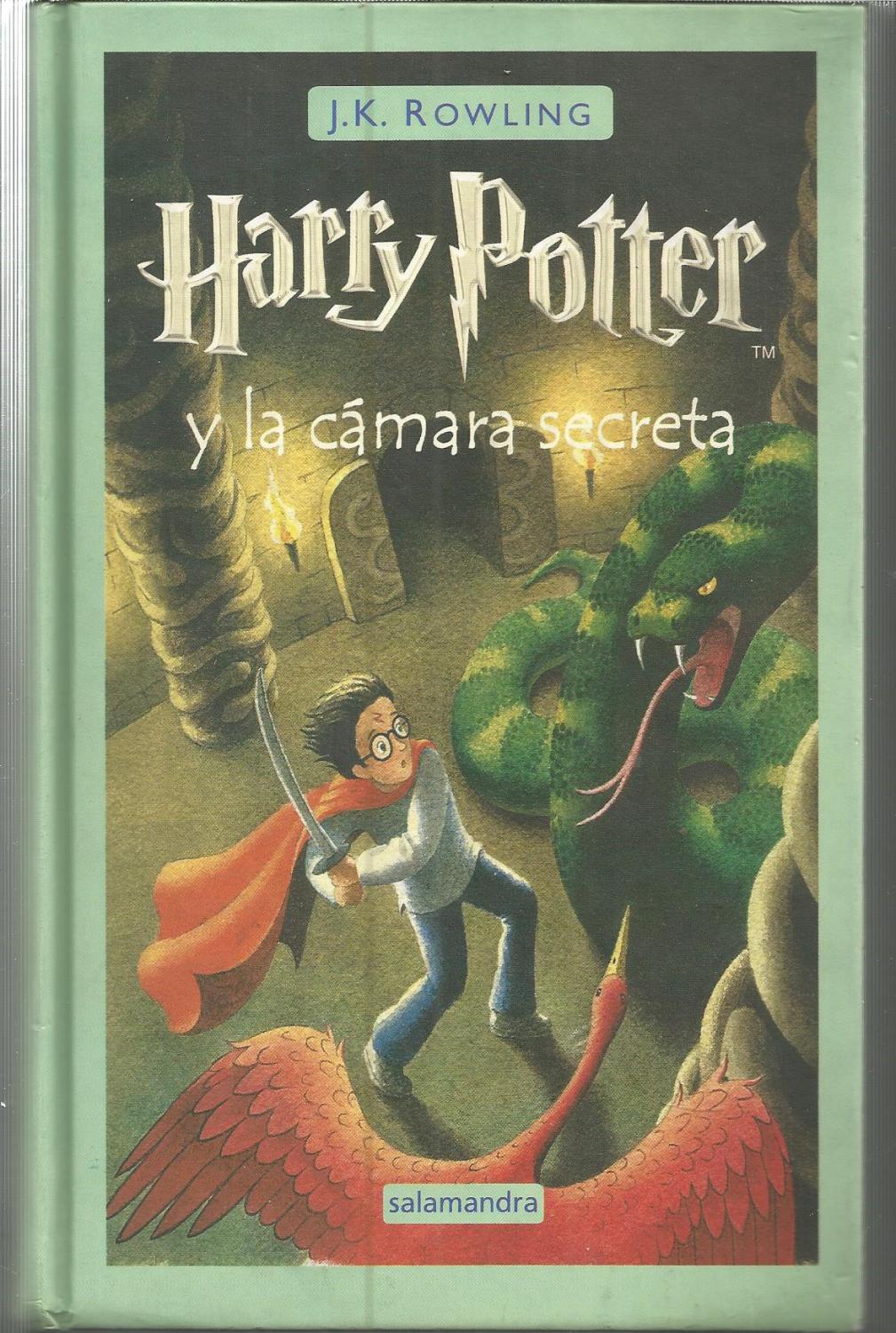 HARRY POTTER Y LA CAMARA SECRETA de ROWLING: ESTADO COMO NUEVO (2001