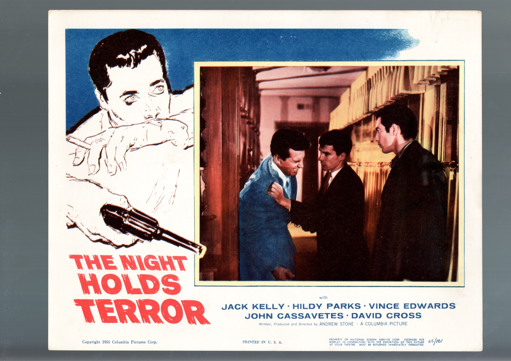 Jack Kelly Hildy Parks film The Night Holds Terror 35m-1576