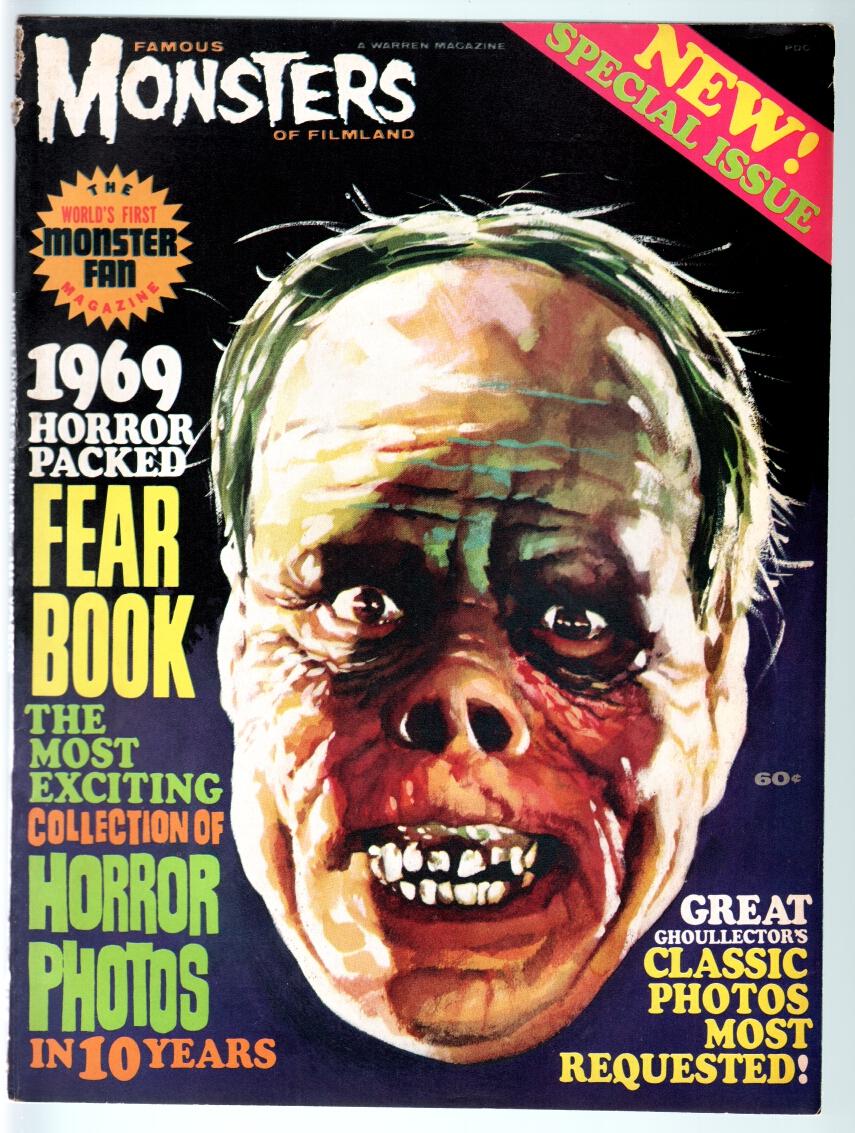 FAMOUS MONSTERS OF FILMLAND YEARBOOK #7-1969-SAUCER MEN-CYCLOPS