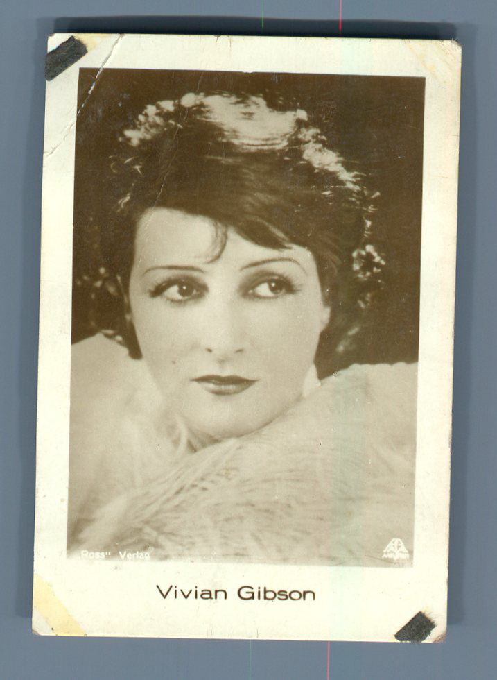 Actress Vivian Gibson By Photographie Originale Original Photograph 1930 Photograph