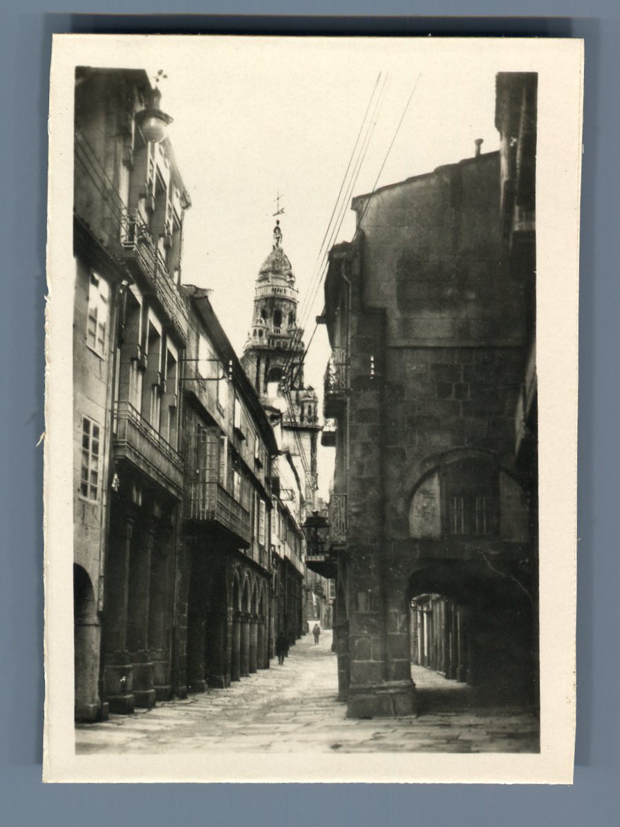 Espana, Santiago, Rua del Villar y Torre del Reloj Photographie originale / Original photograph [ ]