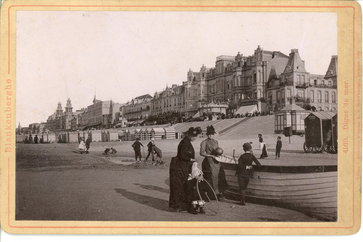 Belgique, Blankenberge, Digue de mer by Photographie originale ...