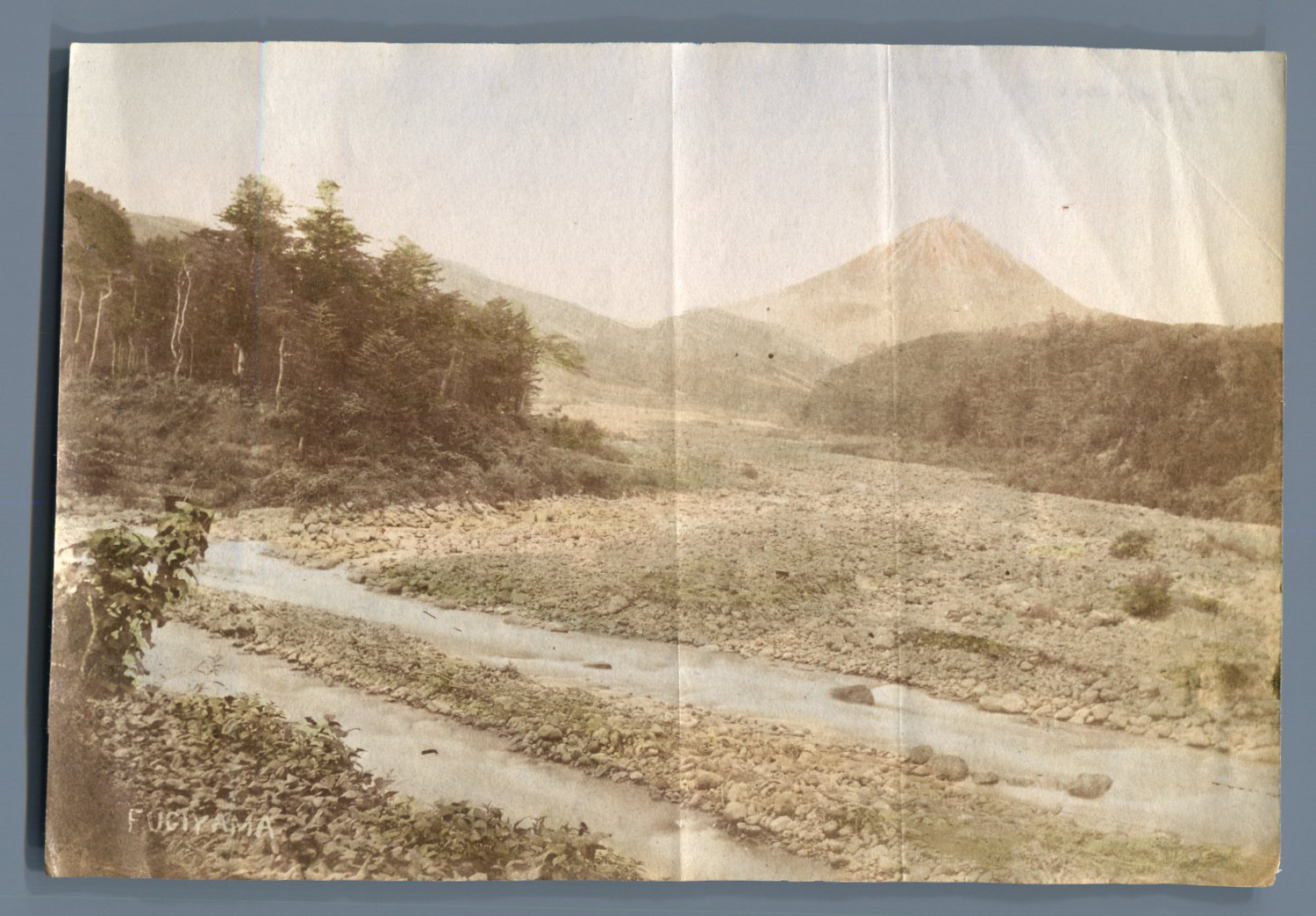 Japan, Fuji-Yama by Photographie originale / Original photograph: (1880 ...