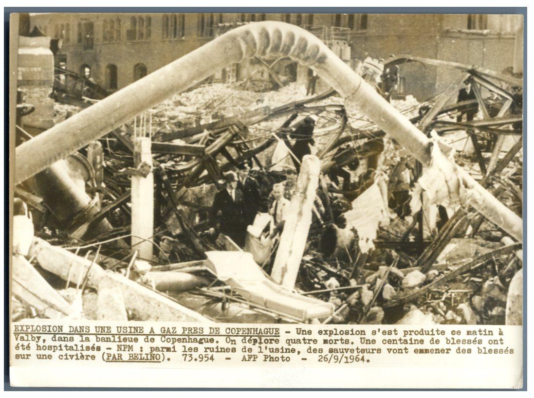 Danemark, Explosion dans une usine à gaz près de Copenhague by ...