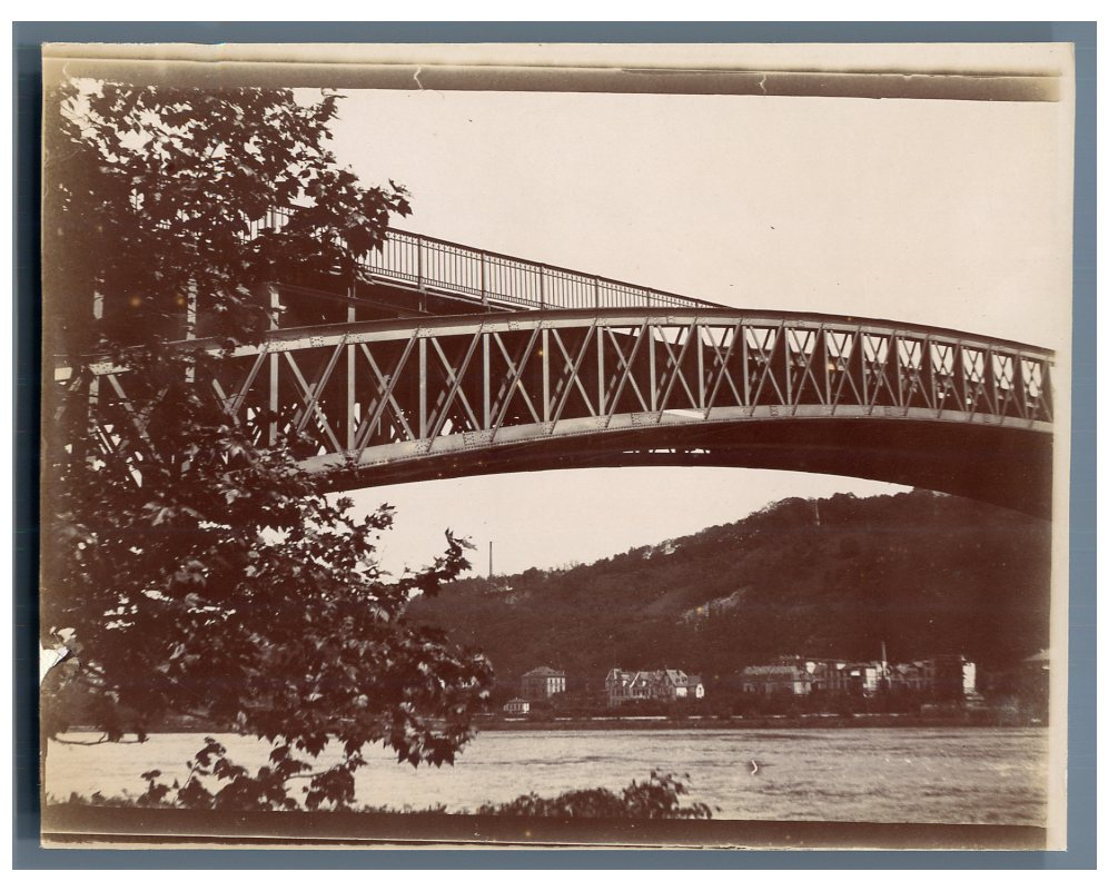 Deutschland, Koblenz, Bridge over the Rhine by Photographie originale