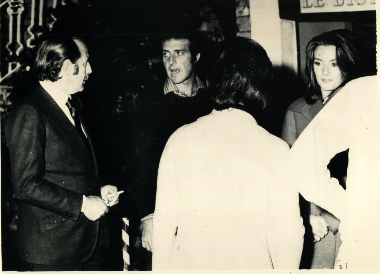 Italia, Neofascismo. De Franceschini, Alberto Cameli e Daniela Bianchi by Photographie originale