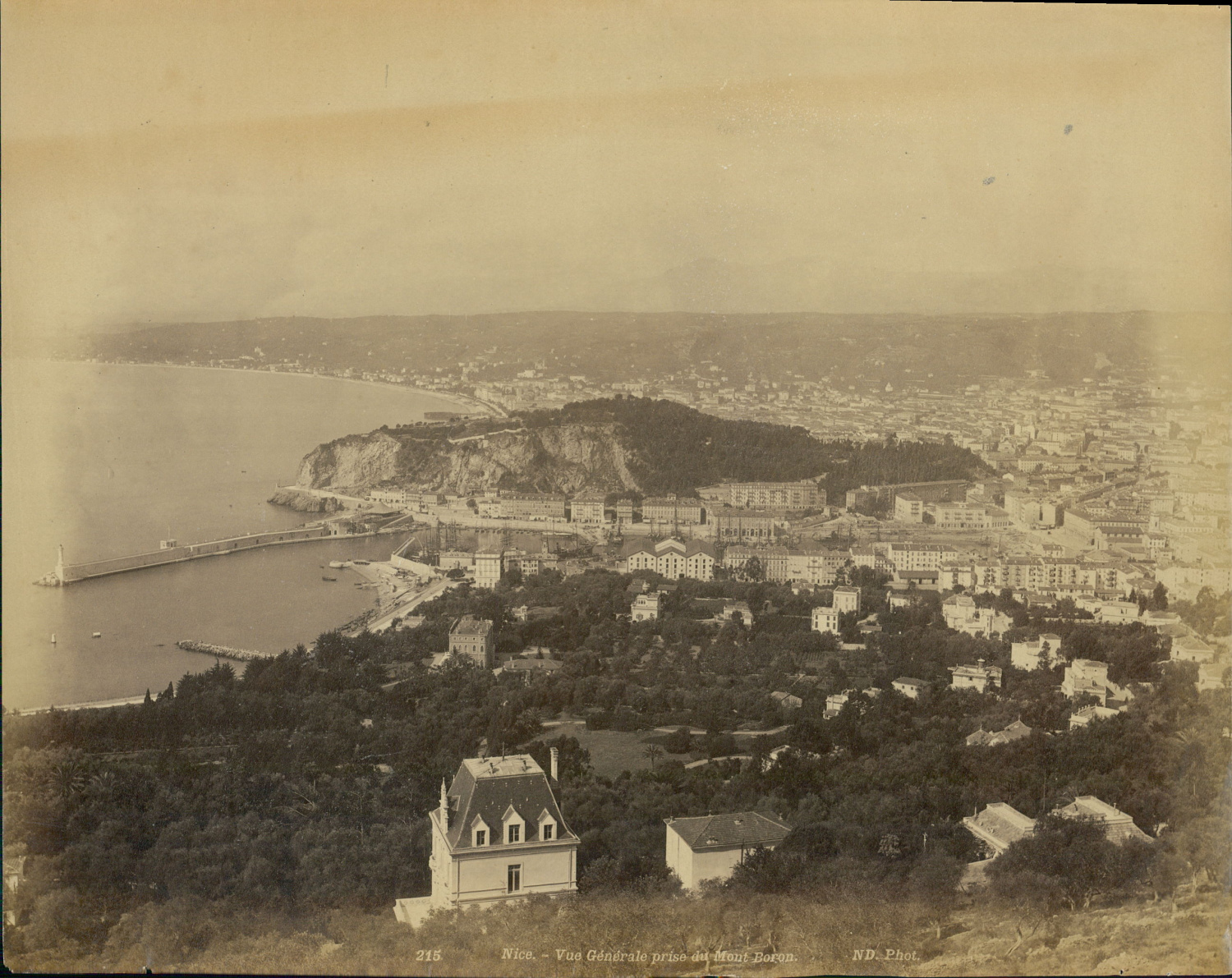 ND. France, Nice, vue générale prise du Mont Boron by Photographie ...