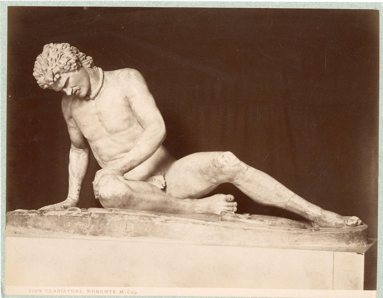 Italia, Gladiatore morente M. Cap. Photographie originale / Original photograph [ ]