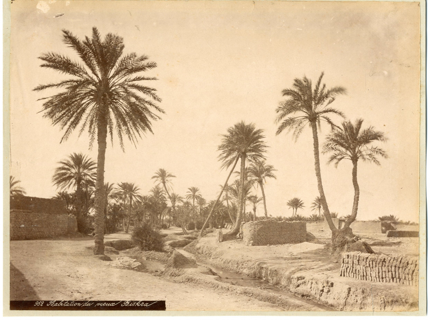 Algérie, habitation du vieux Biskra by Photographie originale ...