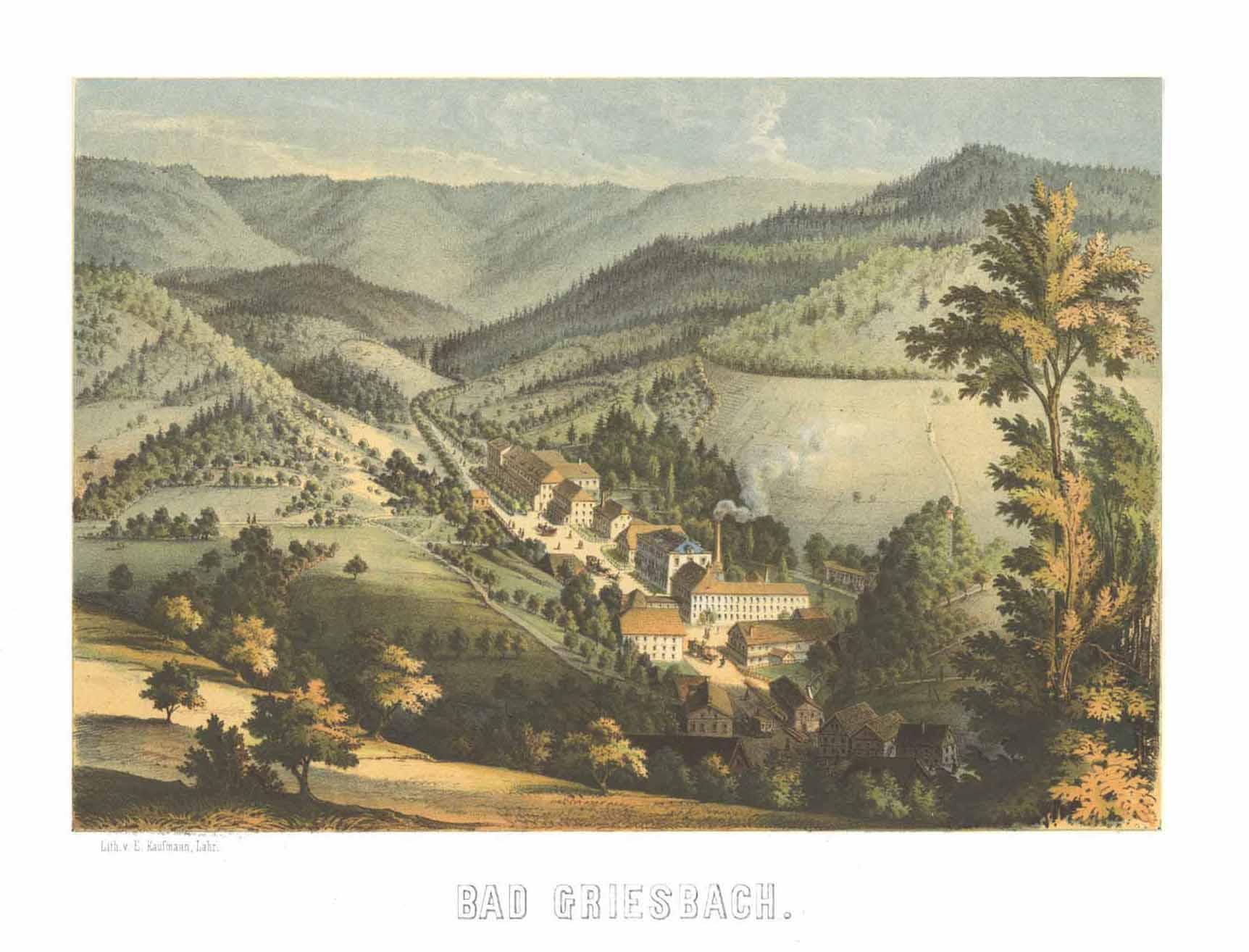 Gesamtansicht ('Bad Griesbach'). by Bad PETERSTALGRIESBACH Bad