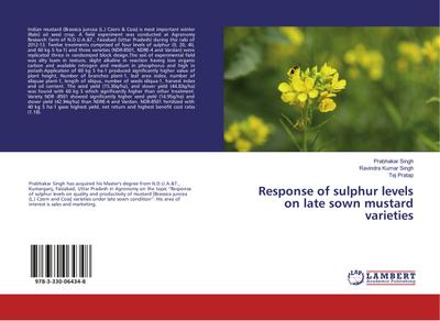 Response of sulphur levels on late sown mustard varieties - Prabhakar Singh