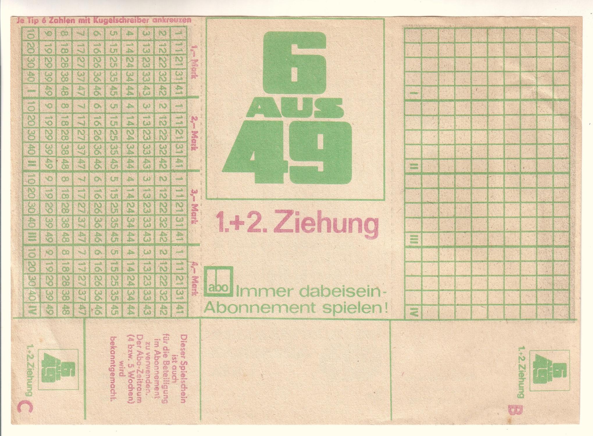 Lotto toto best sale 6 aus 49