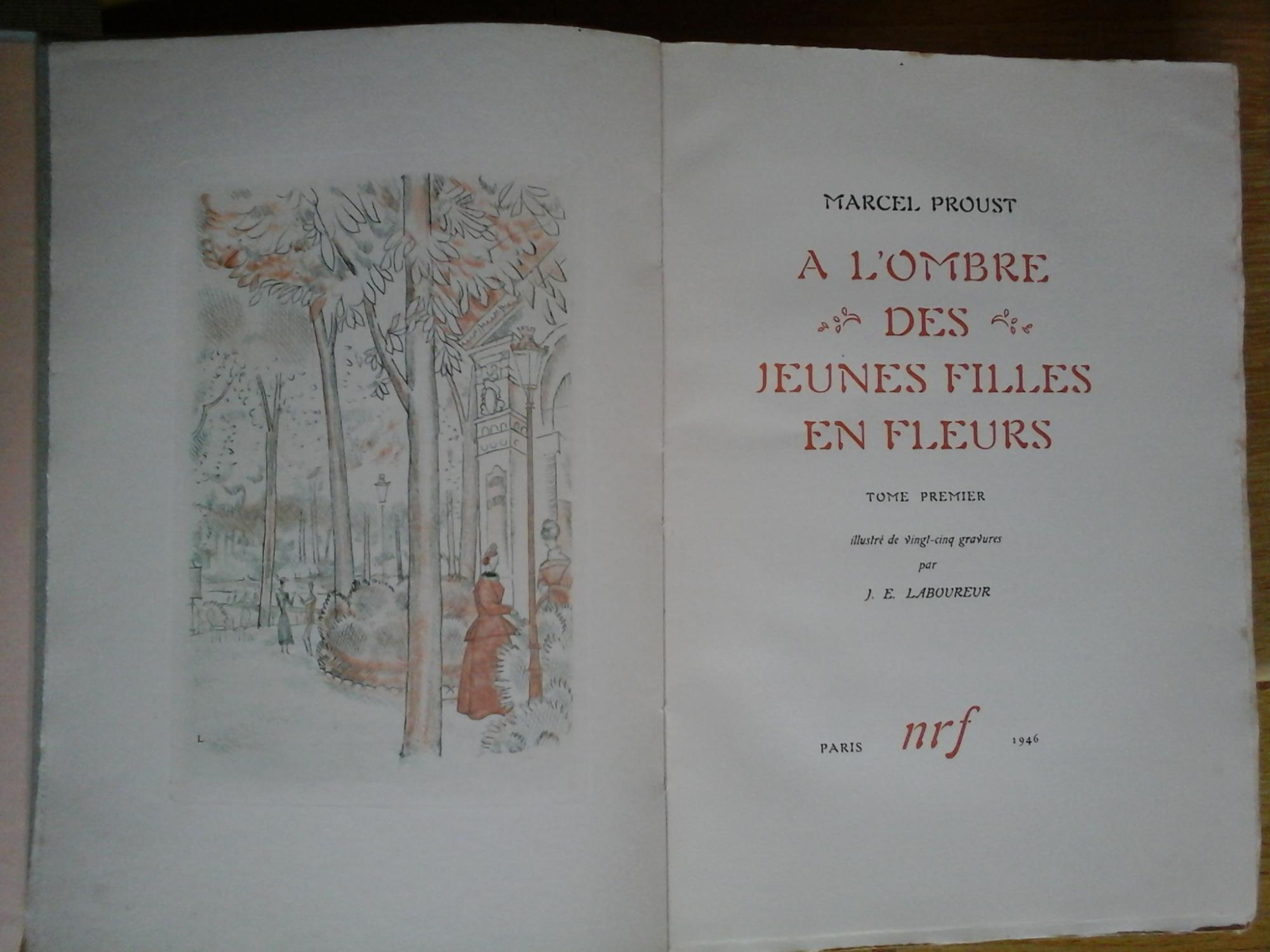 A Lombre Des Jeunes Filles En Fleurs Par Proust Très Bon Sous 