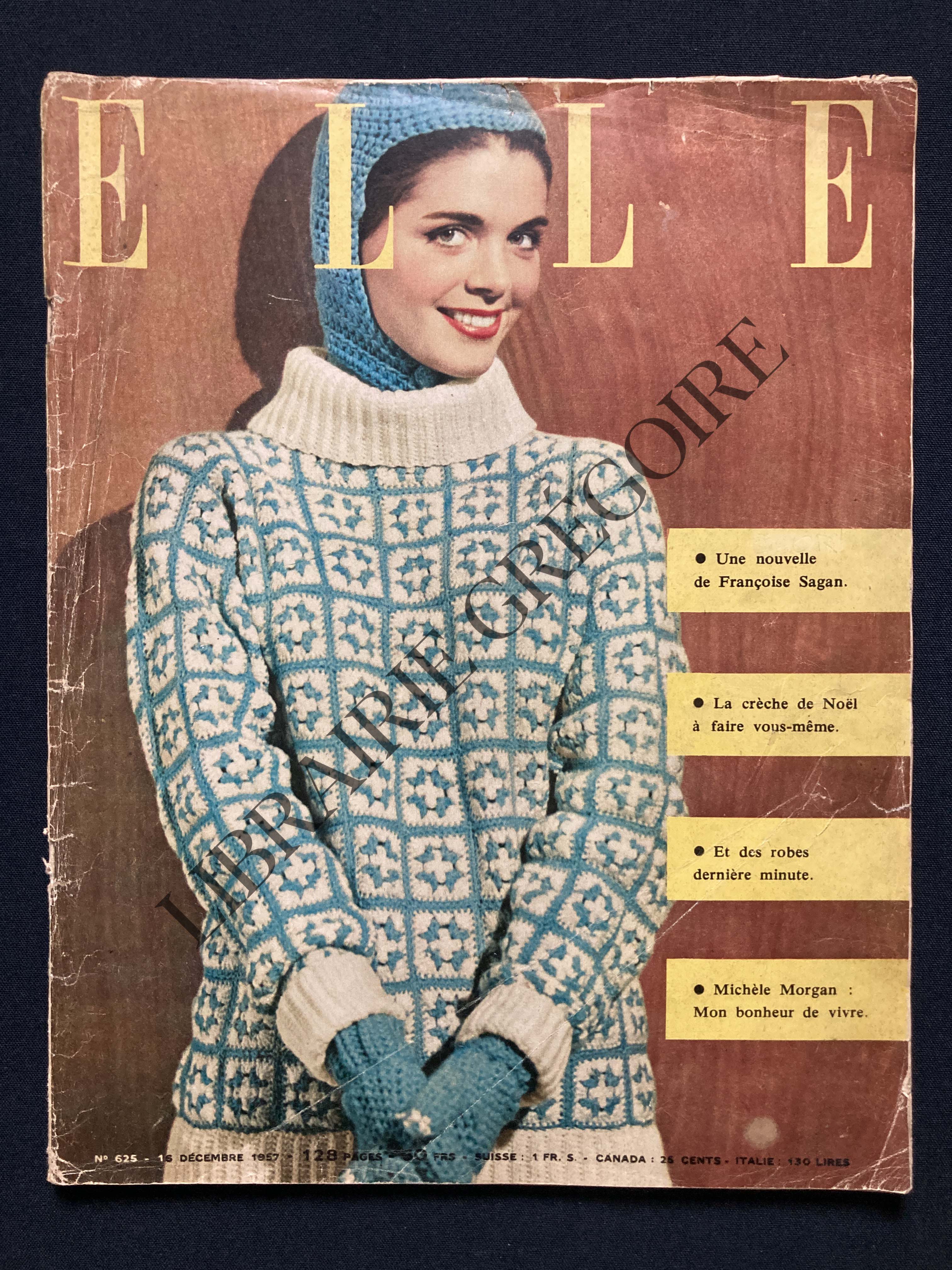 ELLE-N°625-16 DECEMBRE 1957 [Bon] [Couverture souple]