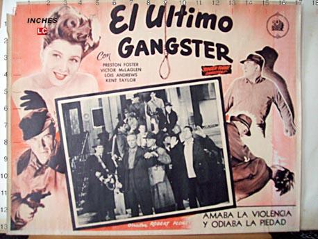 EL ULTIMO GANGSTER - 1937Dir: EDWARD LUDWIGCast: EDWARD G ...