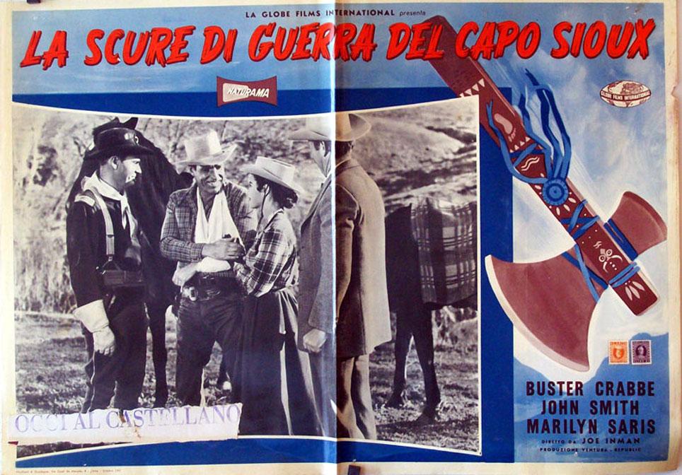 LA SCURE DI GUERRA DEL CAPO SIOUX 1957Dir JOSEPH INMAN KANECast