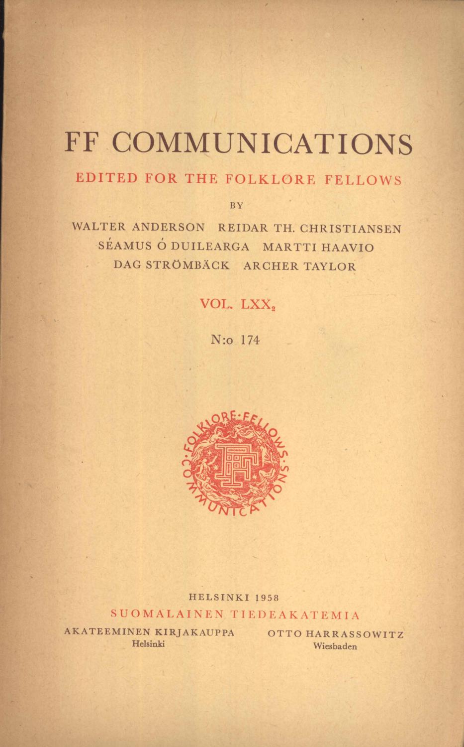 Ob-Ugric Metrics: The Metrical Structure of Ostyak and Vogul Folk-Poetry (FF Communications, 174) - Robert Austerlitz
