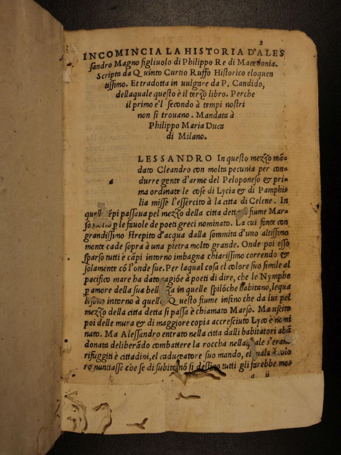 1535 Alexander the Great Quintus Curtius Rufus Military Conquest Greece