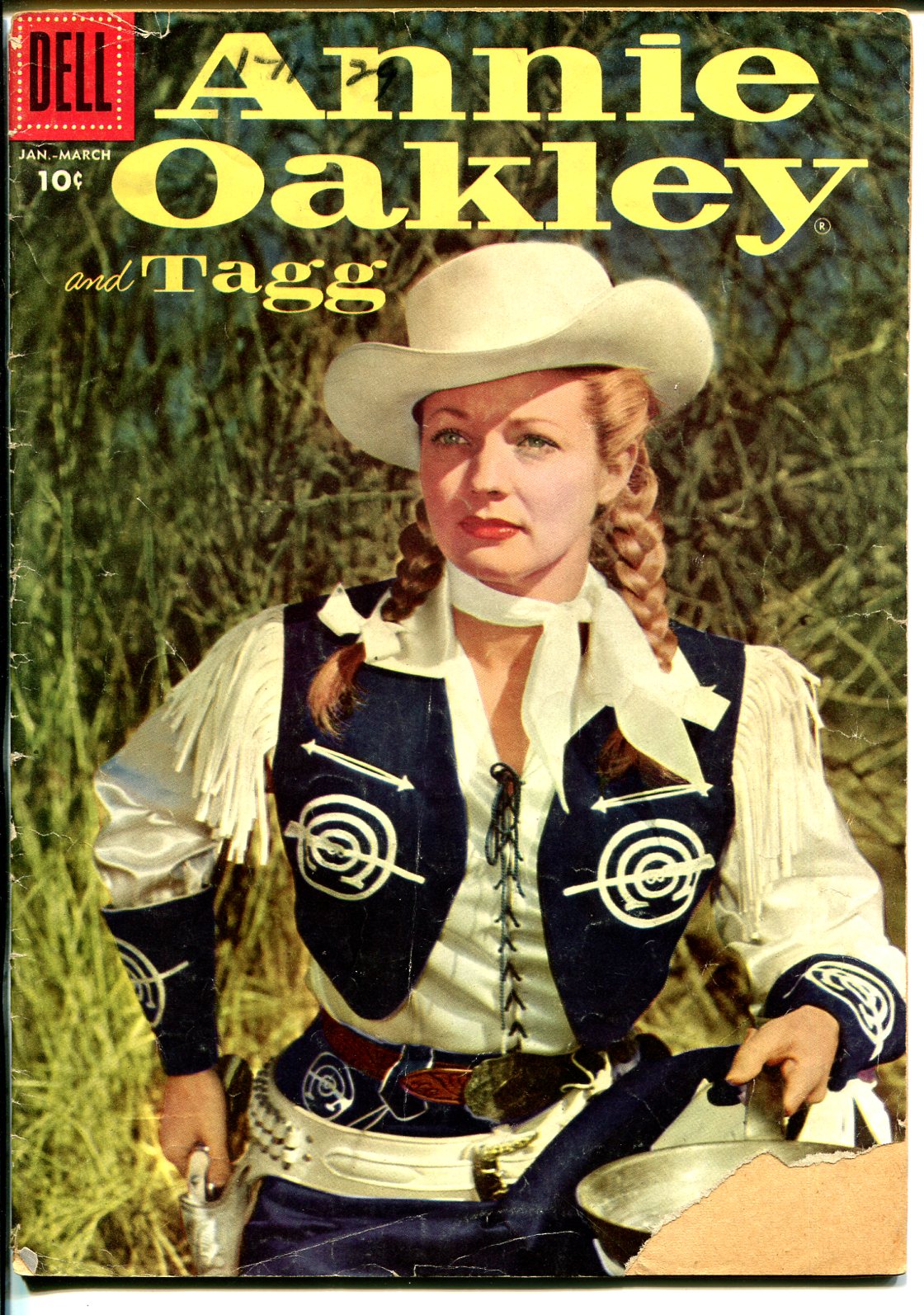 Annie Oakley and Tagg #10 1957-Dell-Gail Davis TV series photo cover-G-:  (1957) Comic | DTA Collectibles