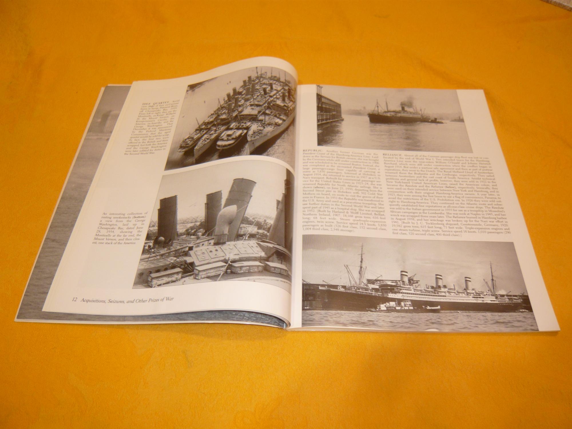 PICTURE HISTORY OF AMERICAN PASSENGER SHIPS by Miller William H. (2001