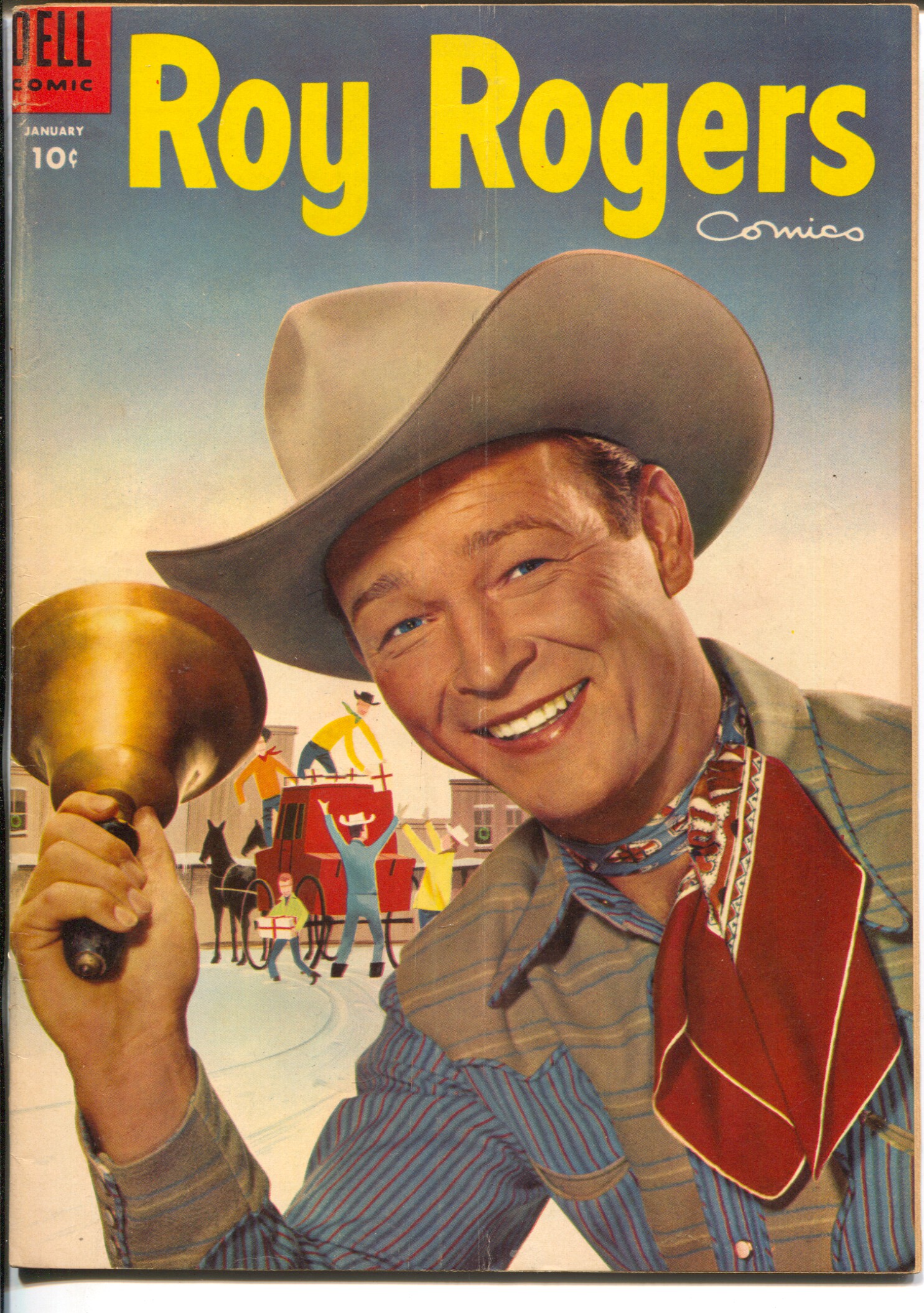 Roy Rogers #85 1955-Dell--photo cover-western stories-FN: (1955) Comic ...