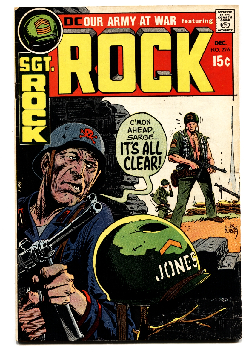 Sergeant rock comic books