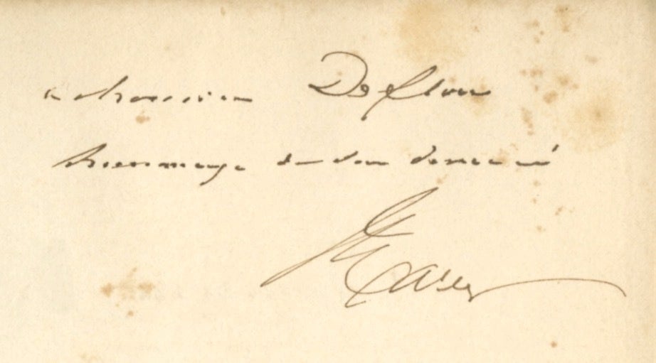 Le Mouvement By Marey E Etienne J Jules 14 First Edition Signed By Author S Andrew Cahan Bookseller Ltd Abaa