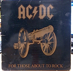 Ac/DC For Those About To Rock. Vinilo de Ac/DC: Bueno Rústica (1981)