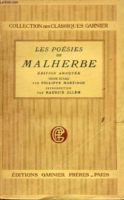 LES POESIES DE MALHERBE by MALHERBE: bon Couverture souple (1948) | Le ...