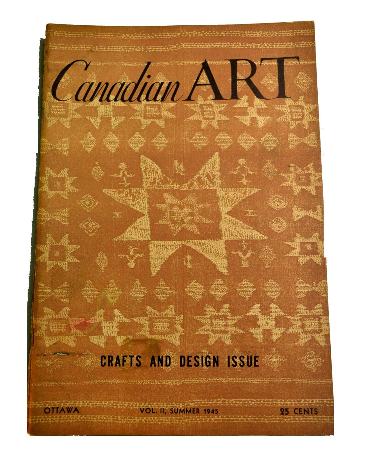 Canadian Art [Magazine]; Summer, 1945 by Ayre, Walter, and Donald