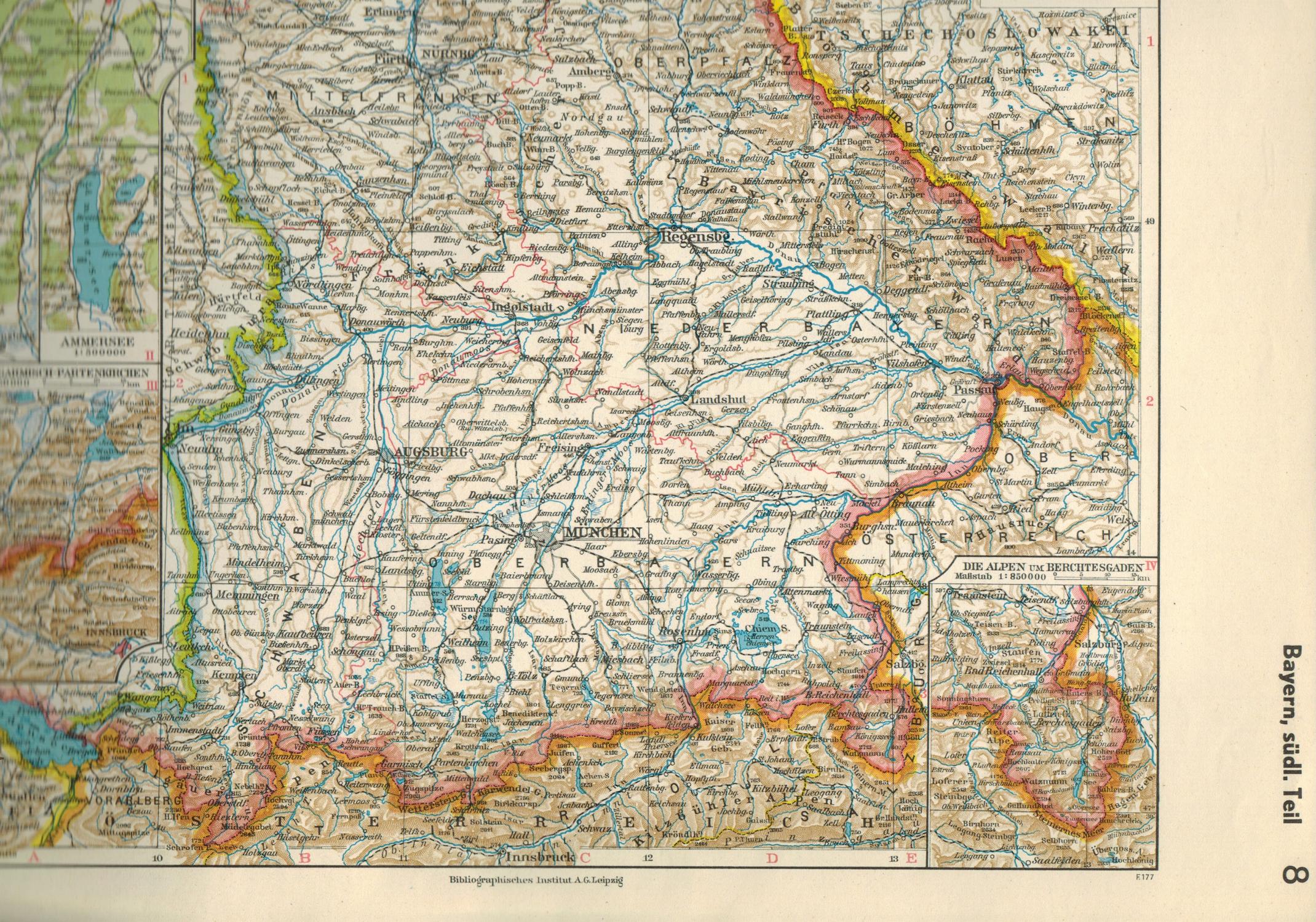 landkarte bayern - ZVAB