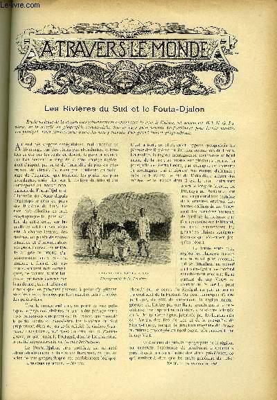 A TRAVERS LE MONDE N° 38 - Les rivières du Sud et le fouta-Djalon, Le voyage du Fram, Un globe-trotter en Transcaspienne - II- Samarkand COLLECTIF [B