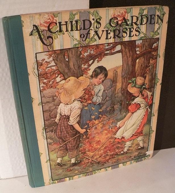 A Child`s Garden of Verses. - Stevenson, Robert Louis and Clara M. Burd [Illustrationen]