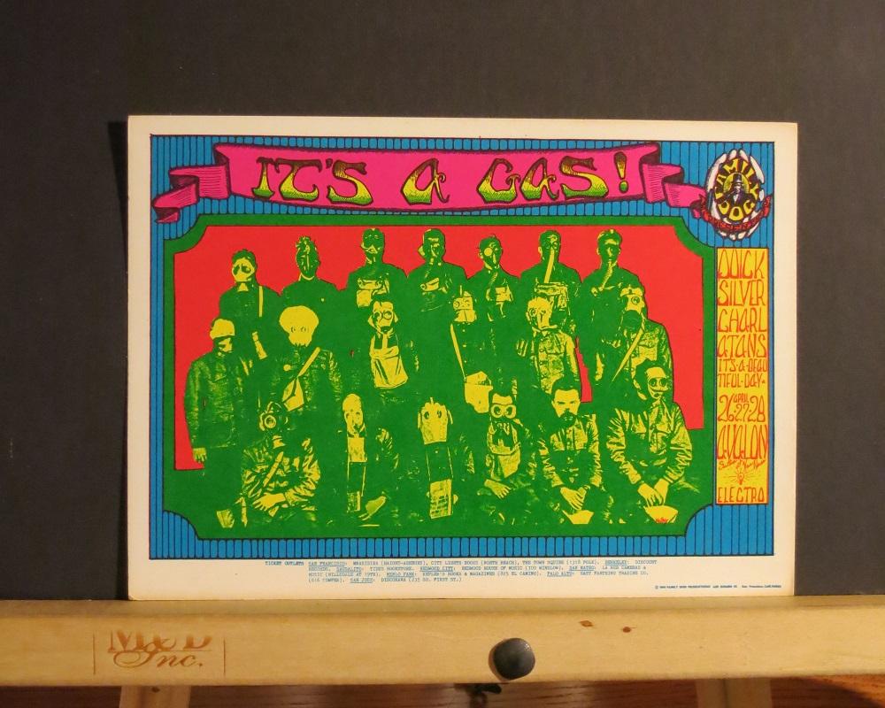 Family Dog Concert Postcard #116 ( Quicksilver Messenger Service and Charlatans, It's A Beautiful Day ) Alton Kelley [Fine]