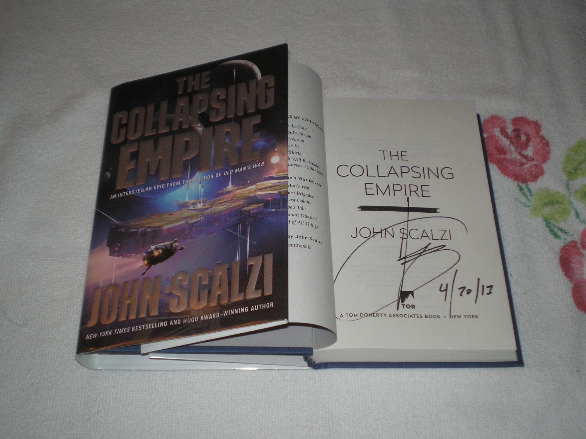 the collapsing empire series the collapsing empire series