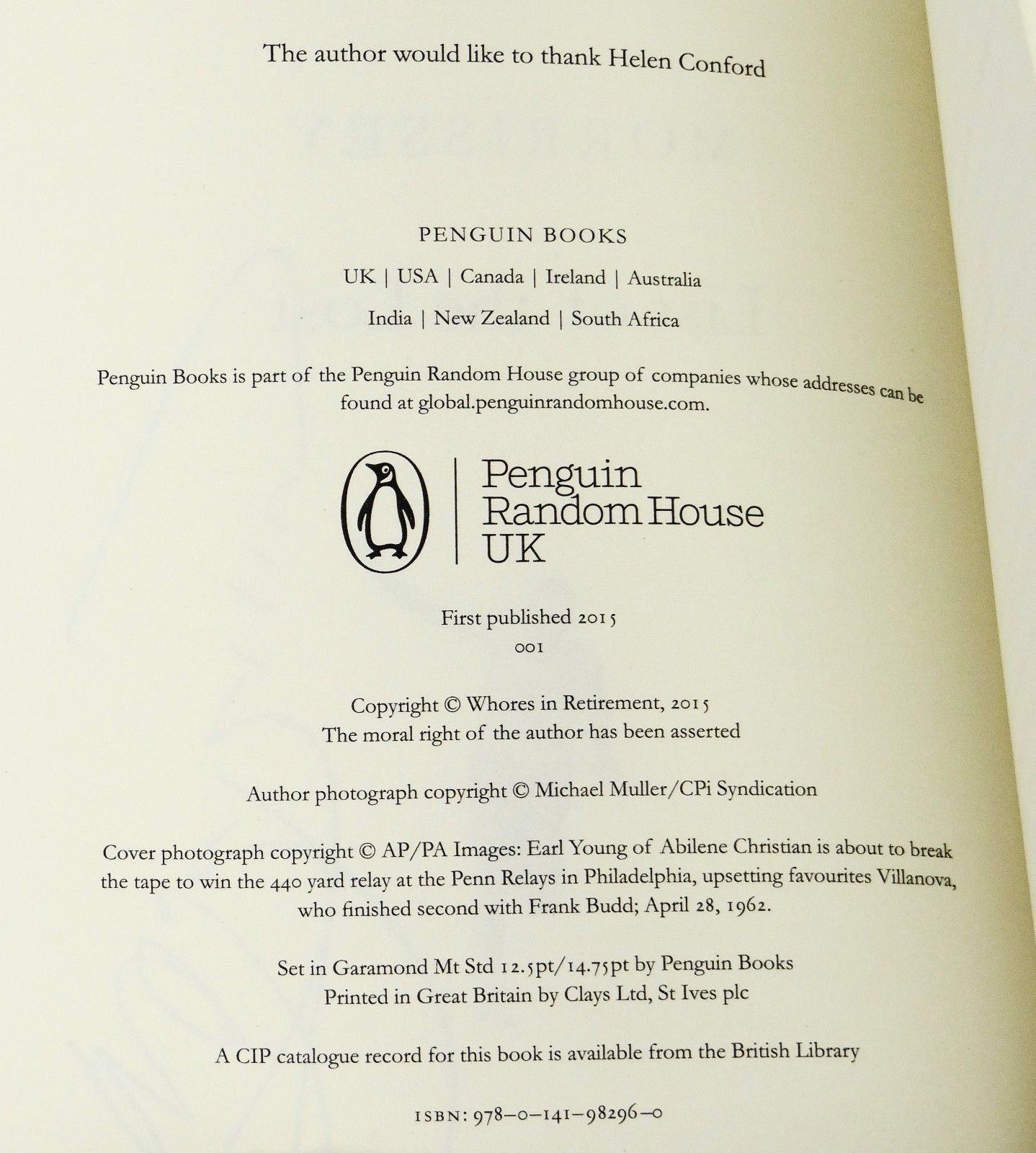 List Of The Lost By Morrissey Like New Paperback 2015 First Edition Signed By Author S Burnside Rare Books Abaa