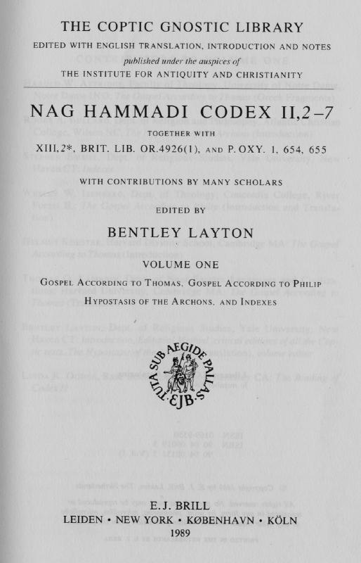 Nag Hammadi Codex - AbeBooks