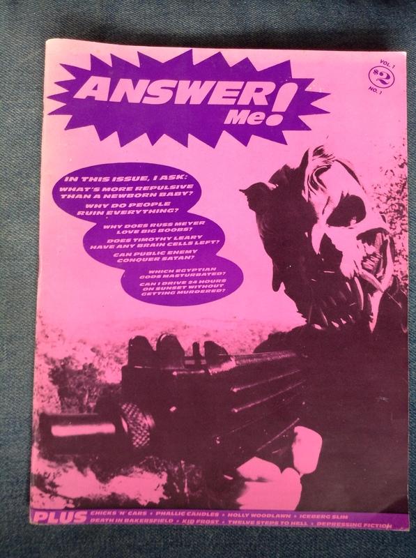 Answer Me! Issue #1 by Goad, Jim: Very Good- Hardcover (1992