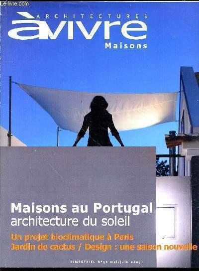 ARCHITECTURES A VIVRE N°36 - MAI/JUIN 2007ATELIER D'ARTISTE BERNAR VENET LA GALERIE MIROIR - LES EXTRAVAGANCES DE GANNA WALSKA JARDIN - LES NOUVELLES