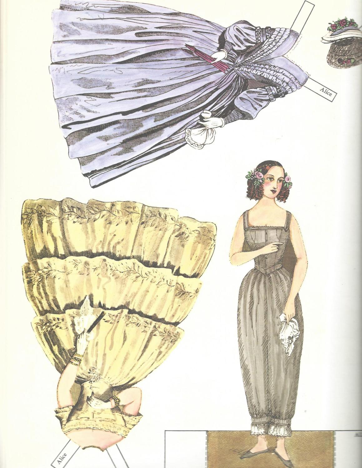 Dover Victorian Paper Dolls Ser.: Fashion Paper Dolls from Godey's Lady's Book for sale online 1977, Trade Paperback 1840-1854 by Susan Johnston 