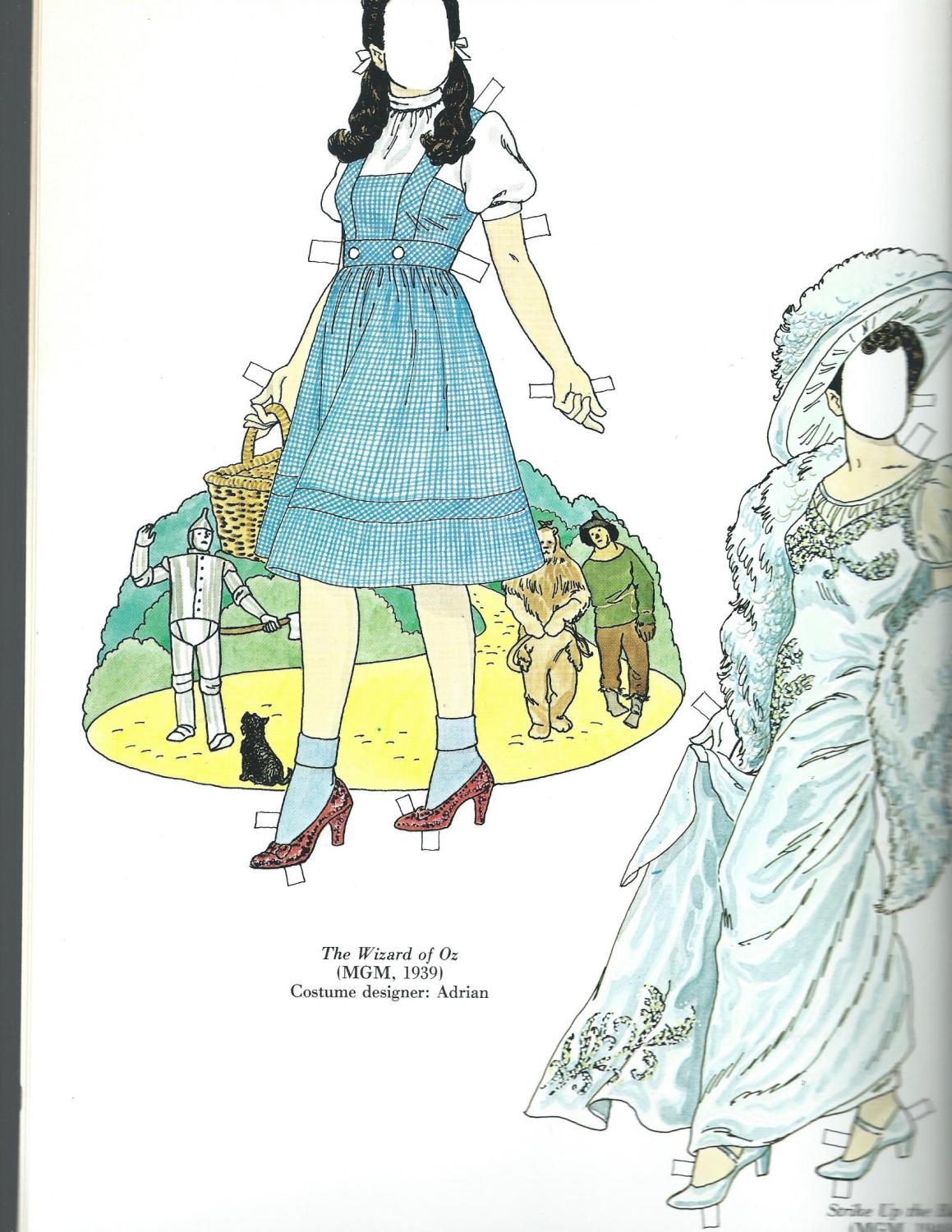 for sale online Judy Garland Paper Dolls in Full Color by Tom Tierney 1983, Trade Paperback 