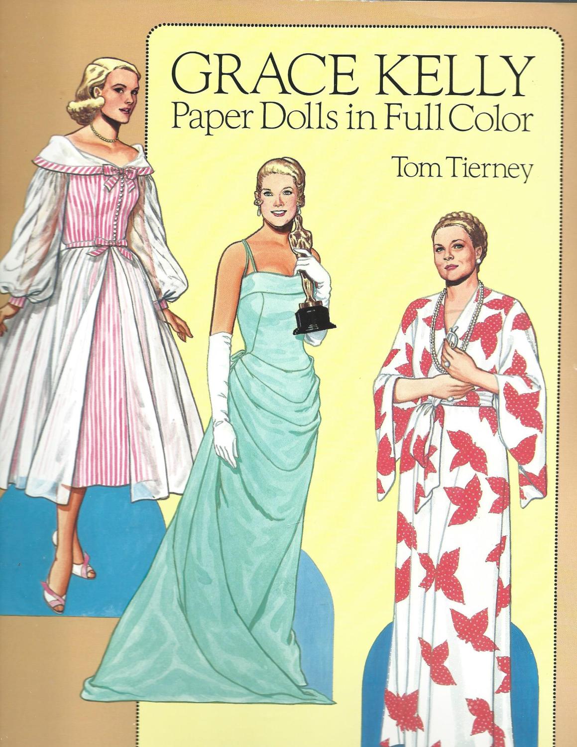 for sale online 1986, Trade Paperback Grace Kelly Paper Dolls in Full Color by Tom Tierney 