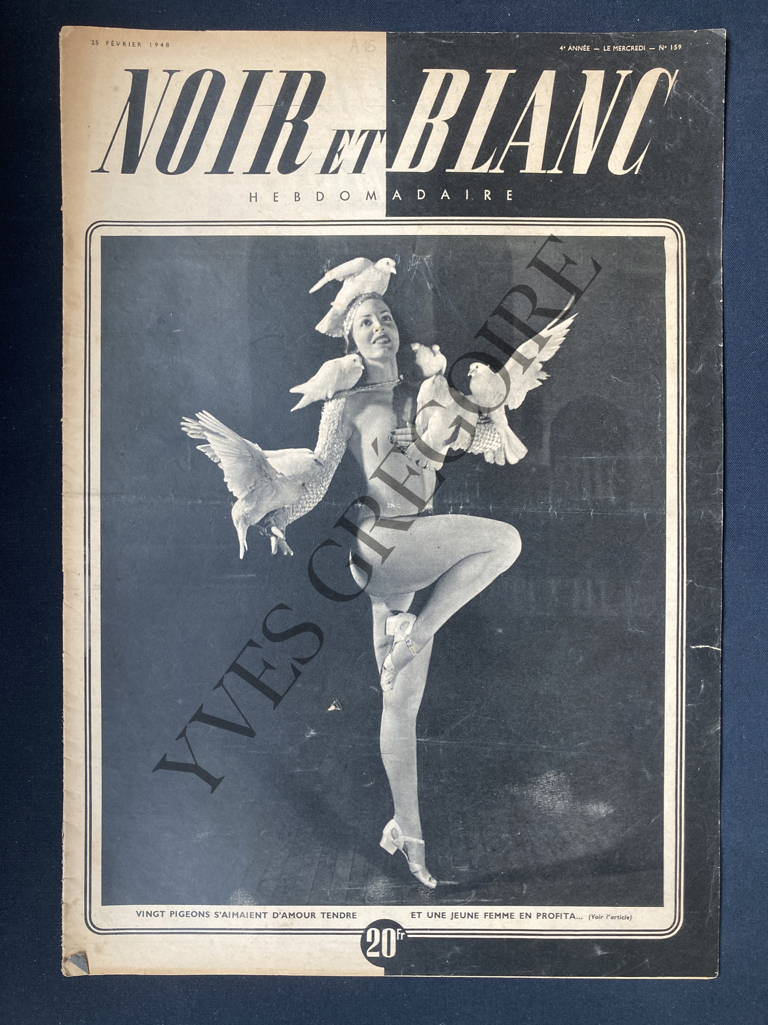 NOIR ET BLANC-N°159-25 FEVRIER 1948 [Bon] [Couverture souple]