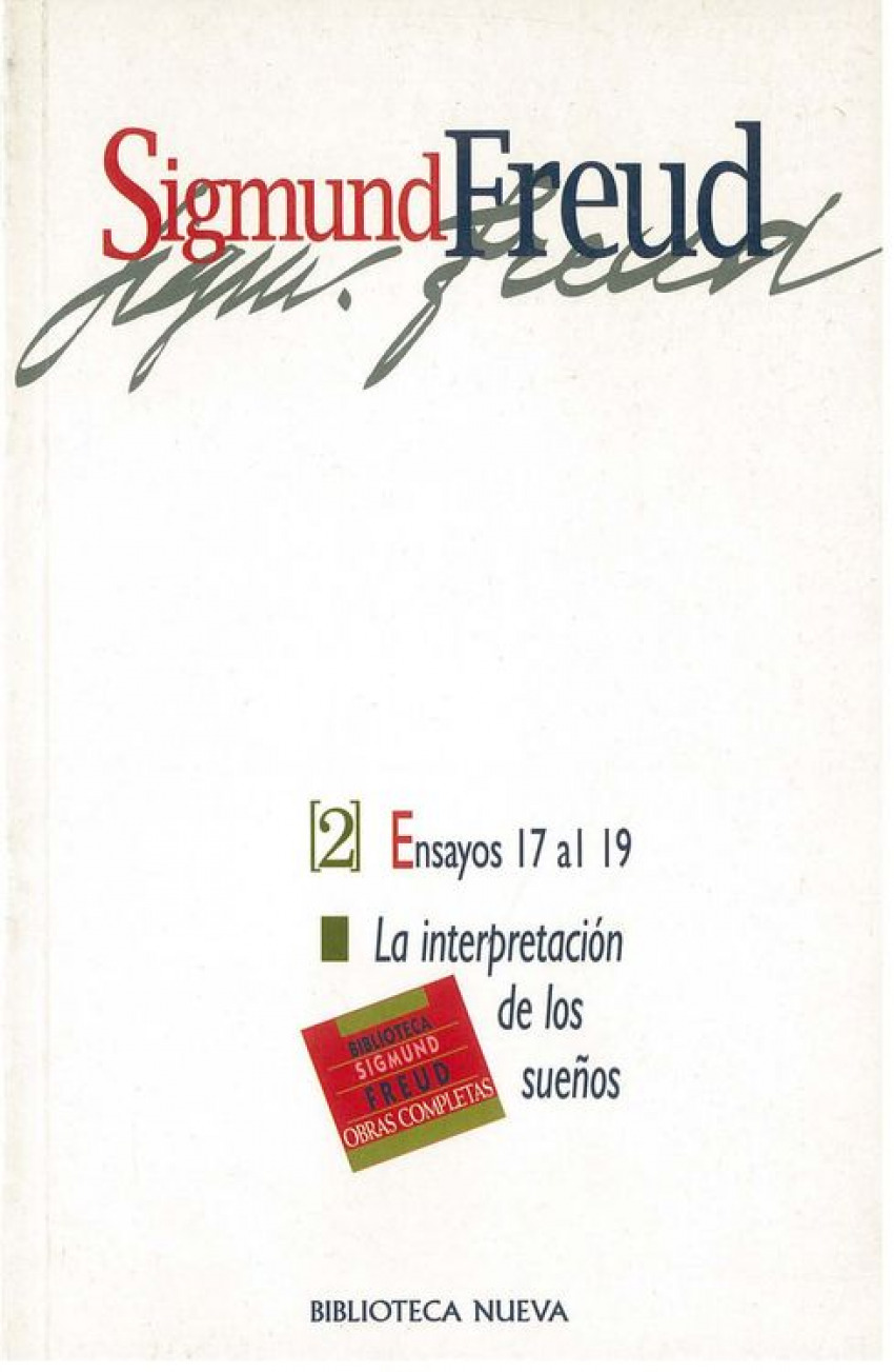 Obras completas vol.2 (Ensayos del 17 al 19 - Freud, Sigmund