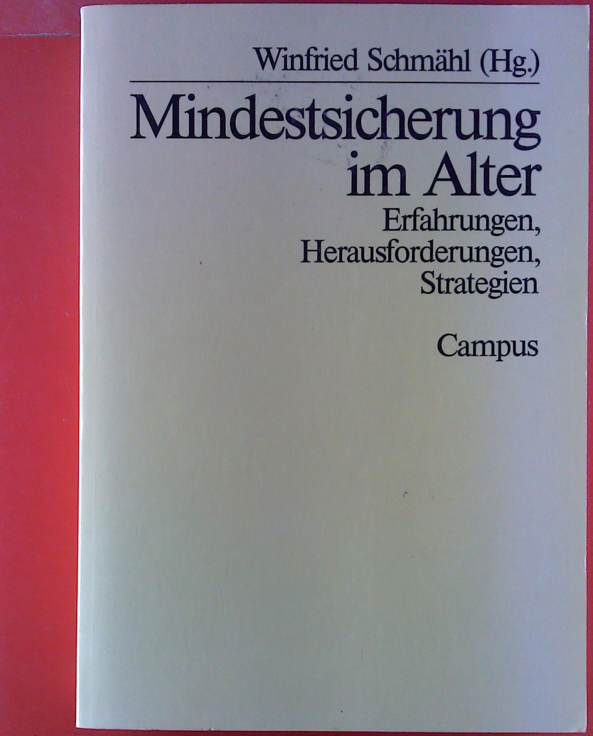 Mindestsicherung im Alter: Erfahrungen, Herausforderungen, Strategien (Schriften des Zentrums für Sozialpolitik, Bremen)