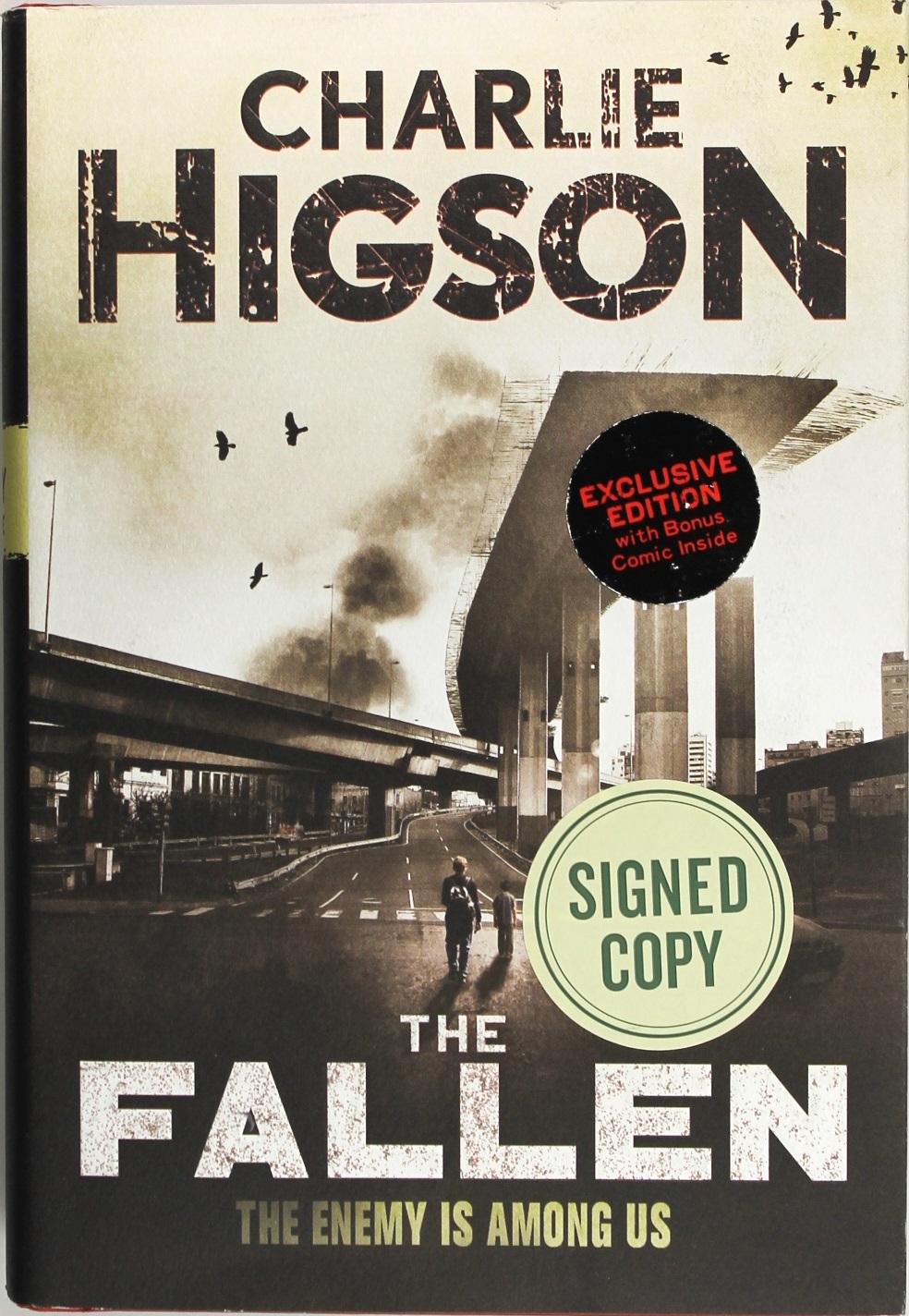The Fallen 5 The Enemy By Charlie Higson Used Very Good Hardcover 2014 Signed By The Author Firefly Bookstore