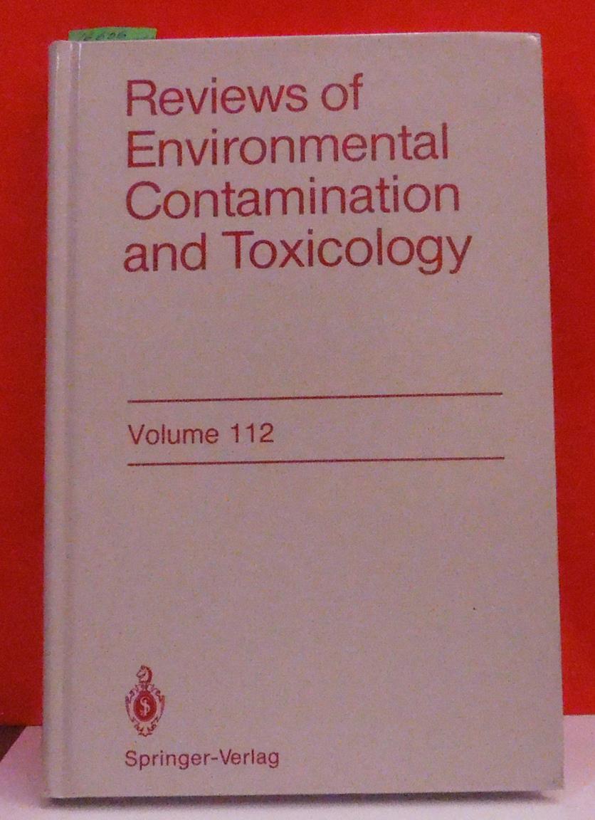 Reviews of environmental contamination and toxicology Vil. 112 - Ware George W ed