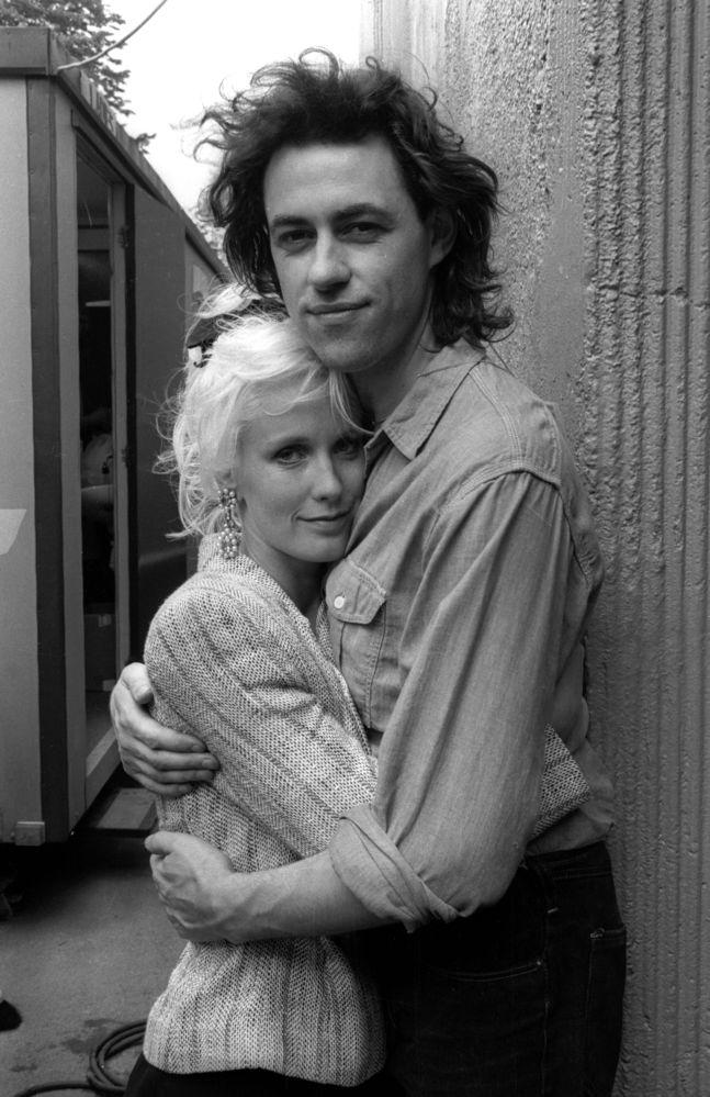 Live Aid. Bob Geldof & Paula Yates take a well-deserved break. 10/06