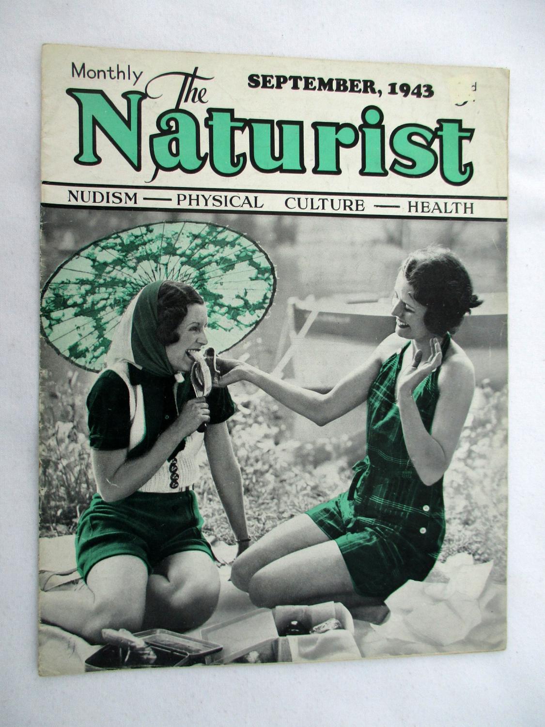 The Naturist. Nudism, Physical Culture, Health. September 1943. Monthly